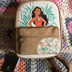 Moana Brown and Cream Backpack